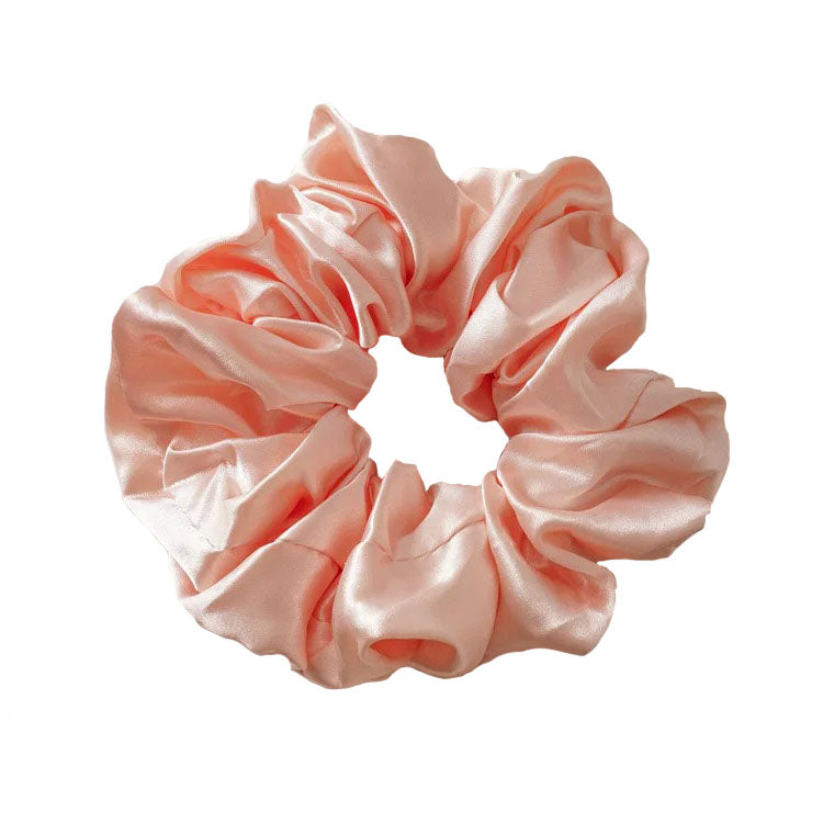 Chouchou satin folie rose