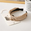 Headband beige satin