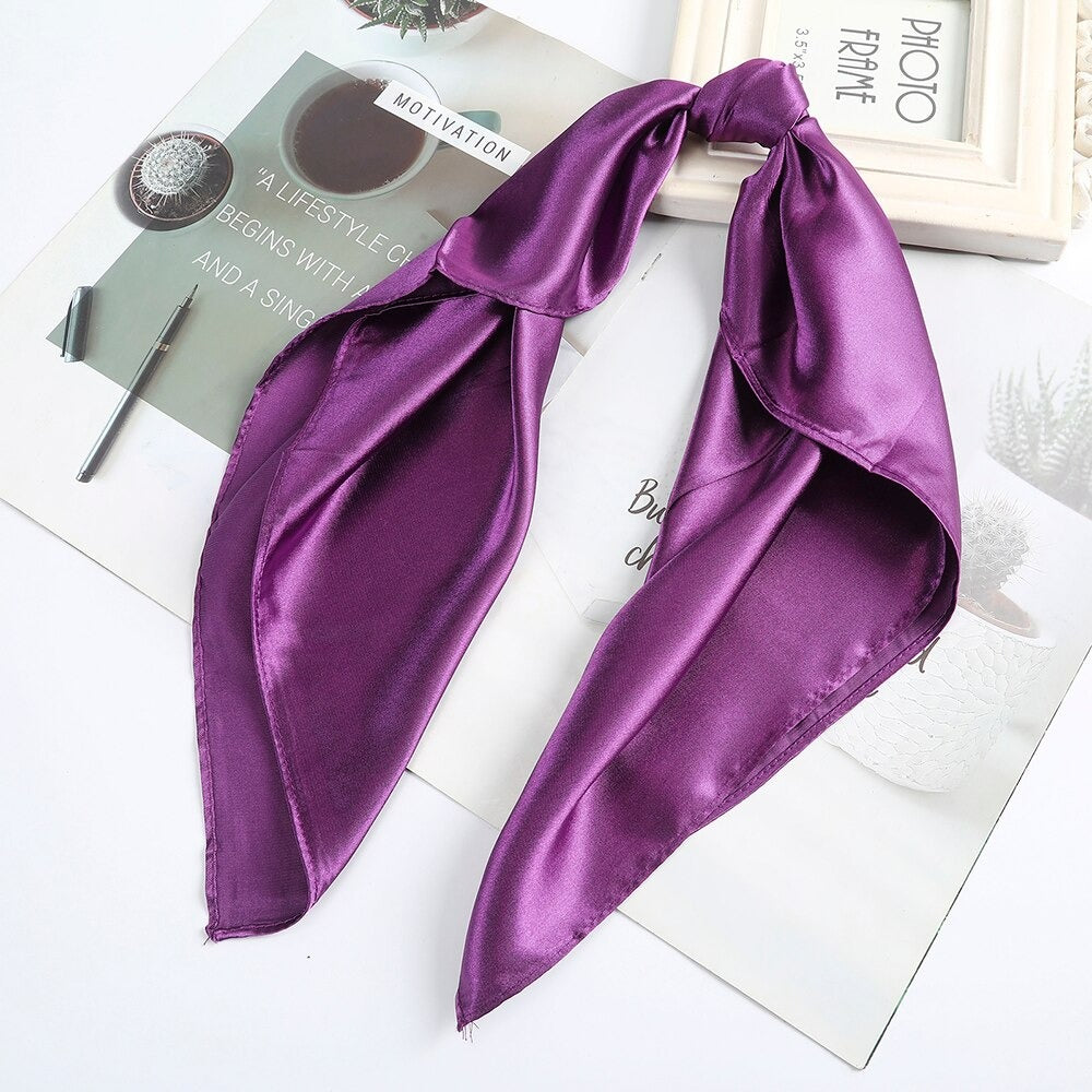 Foulard bandeau long violet « L'amellau » – virginieriou